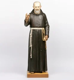 Padre Pio in resina cm.100