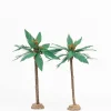 Palme con base in resina (812) per presepe 12 cm