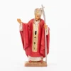 Papa Giovanni Paolo II (1216) veste rossa cm.7
