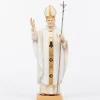 Papa Giovanni Paolo II veste bianca in resina cm.56
