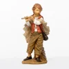 Pastore (9) in resina per presepe cm.125