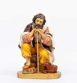 Pastore (7) in resina per presepe cm.65