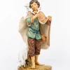 Pastore (2) in resina per presepe cm.85