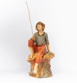 Pastore (16) in resina per presepe cm.125