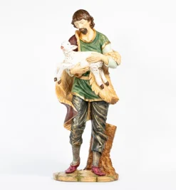 Pastore (1) in resina per presepe cm.180