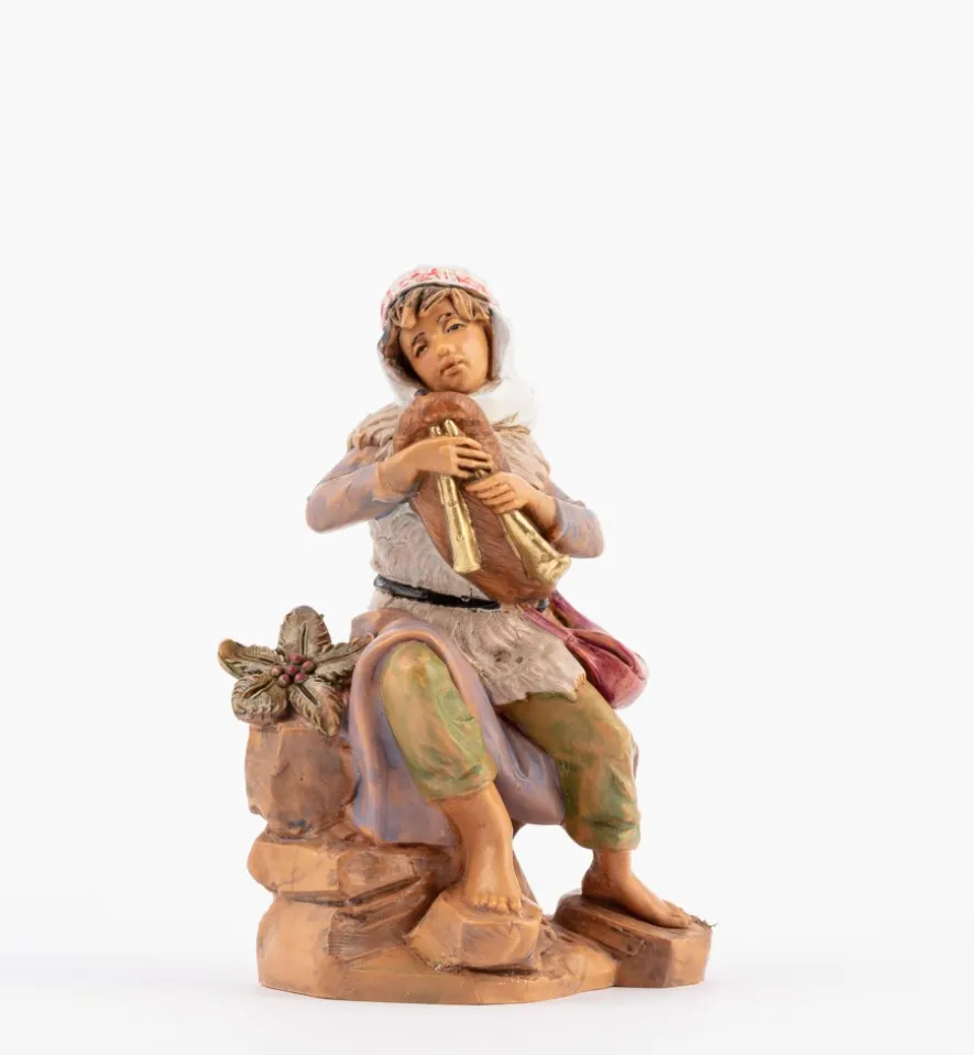 Pastore (173) per presepe cm.12 con scatola litografata