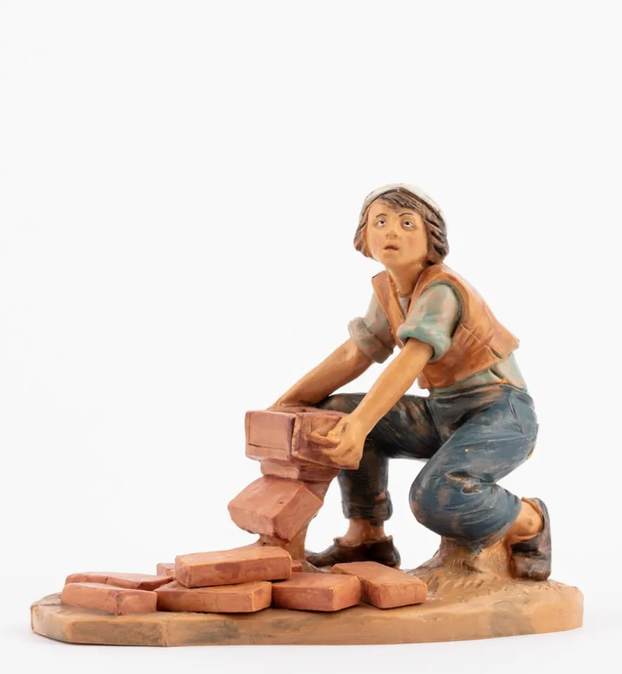 Pastore (252) per presepe cm.12 con scatola litografata