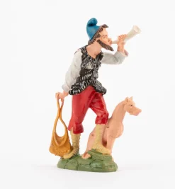 Pastore (207) per presepe colori tradizionali cm.10