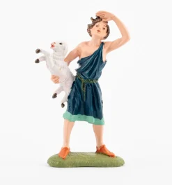 Pastore (188) per presepe colori tradizionali cm.10