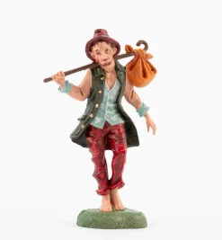 Pastore (101) per presepe colori tradizionali cm.10