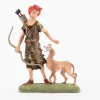 Pastore (247) per presepe colori tradizionali cm.10
