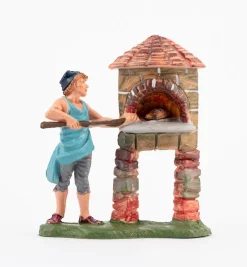 Pastore (271) per presepe colori tradizionali cm.10