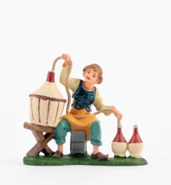 Pastore (273) per presepe colori tradizionali cm.10