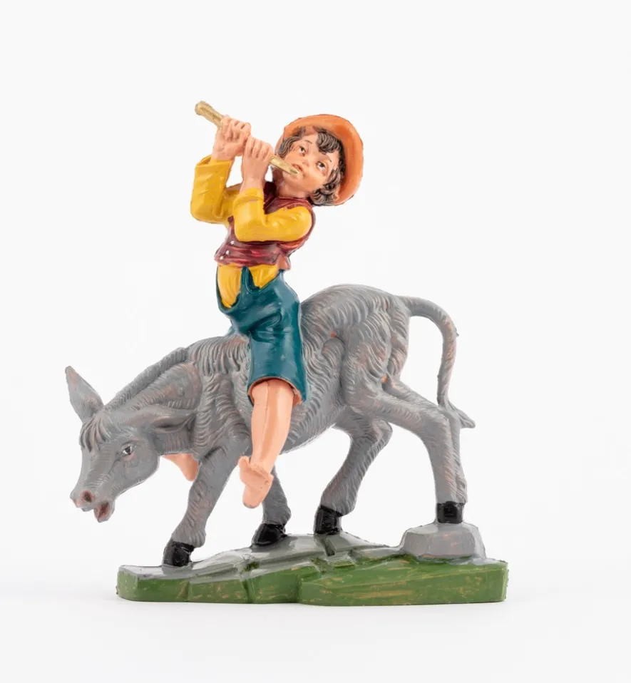 Pastore (287) per presepe colori tradizionali cm.10