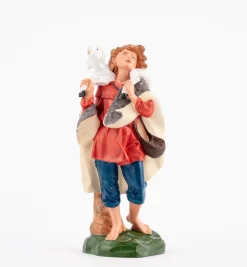Pastore (332) per presepe colori tradizionali cm.19