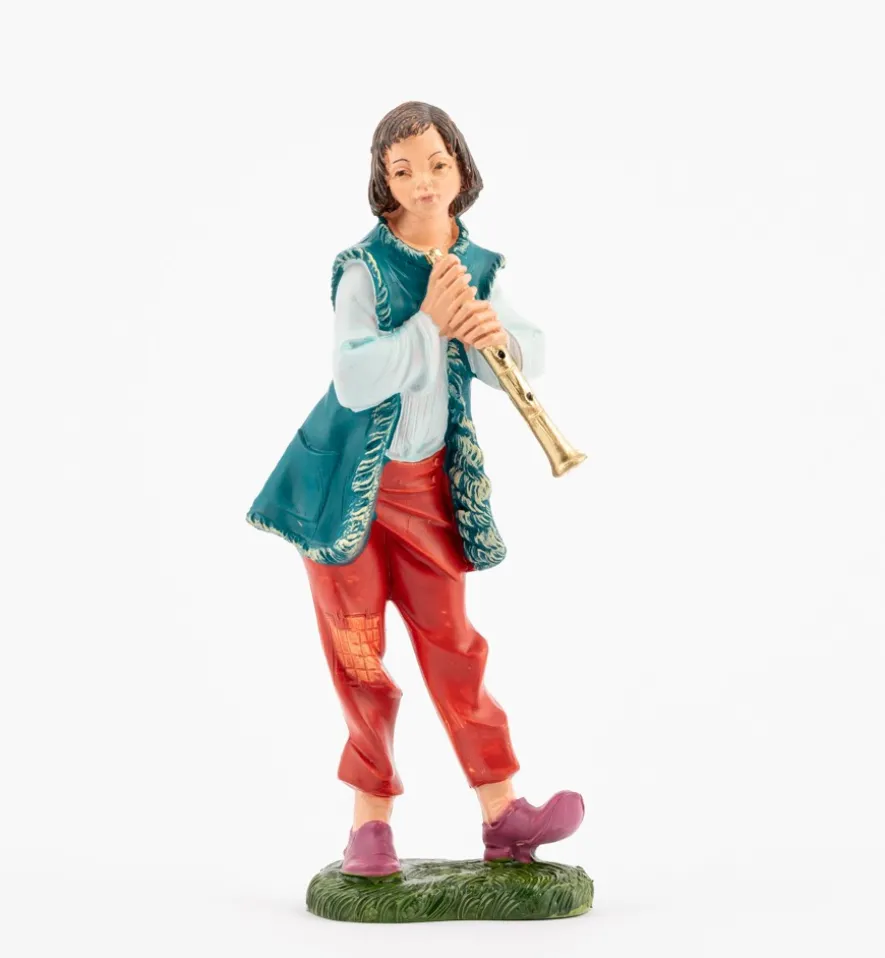 Pastore (338) per presepe colori tradizionali cm.19