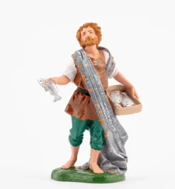 Pastore (353) per presepe colori tradizionali cm.19