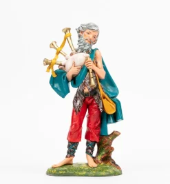 Pastore (8) per presepe colori tradizionali cm.30