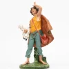 Pastore (19) per presepe colori tradizionali cm.30