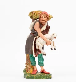 Pastore (29) per presepe colori tradizionali cm.30
