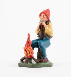 Pastore (201) per presepe colori tradizionali cm.10