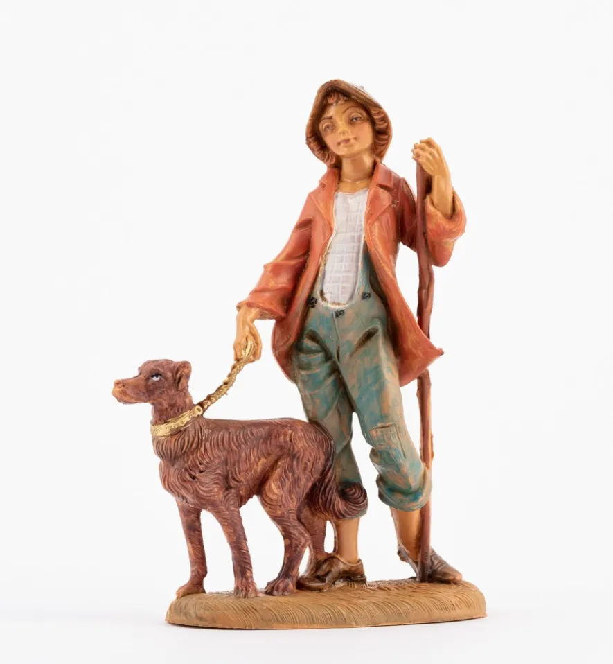 Pastore (120V) per presepe cm.12