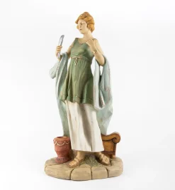 Pastorella (11) in resina per presepe cm.65