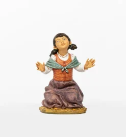 Pastorella (11) in resina per presepe cm.125