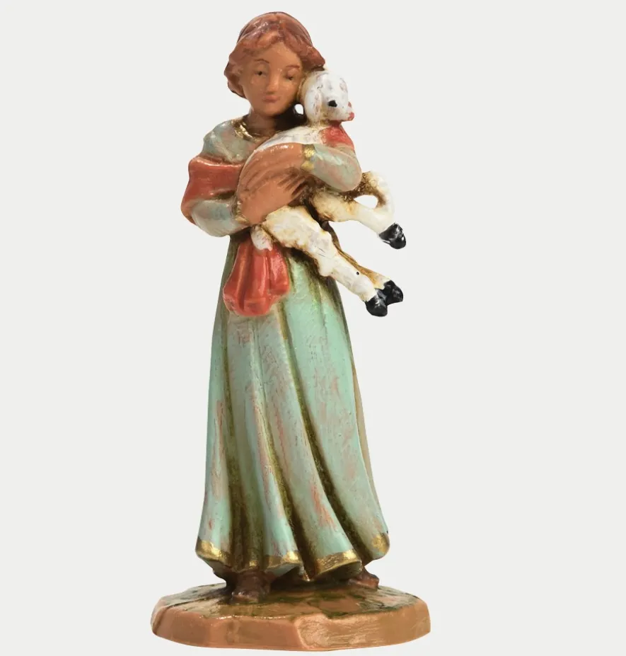 Pastorella (54) per presepe cm.6,5