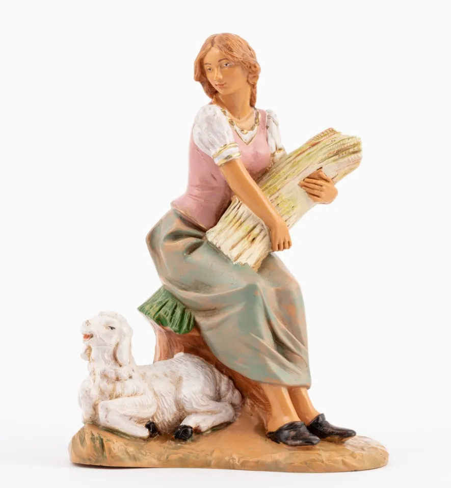 Pastorella (378) per presepe cm.19