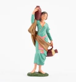 Pastorella (345) per presepe colori tradizionali cm.19