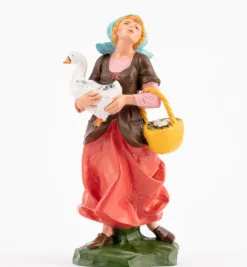 Pastorella (349) per presepe colori tradizionali cm.19