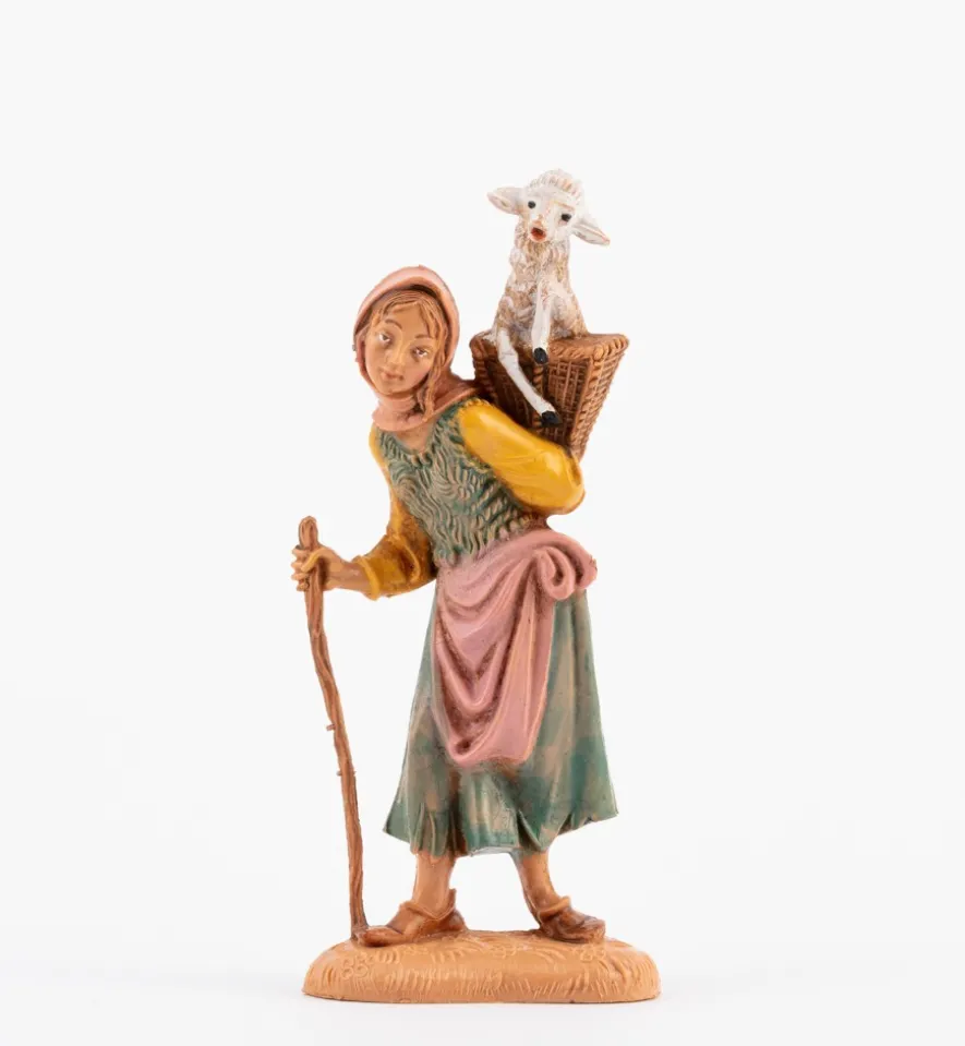 Pastorella (197) per presepe cm.10
