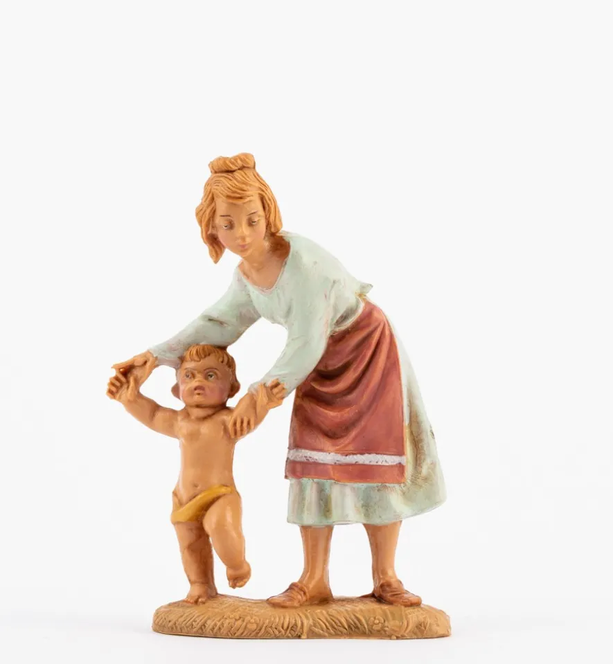 Pastorella (208) per presepe cm.10