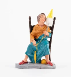 Pastorella (206) per presepe colori tradizionali cm.10