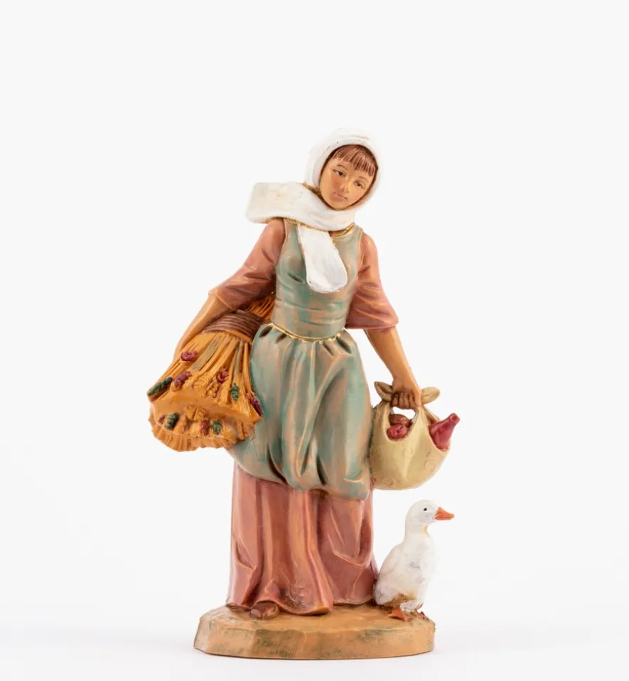 Pastorella (156) per presepe cm.12