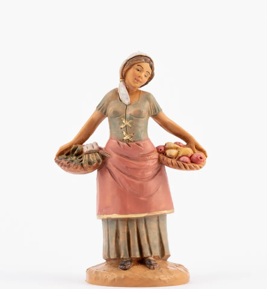 Pastorella (187) per presepe cm.12