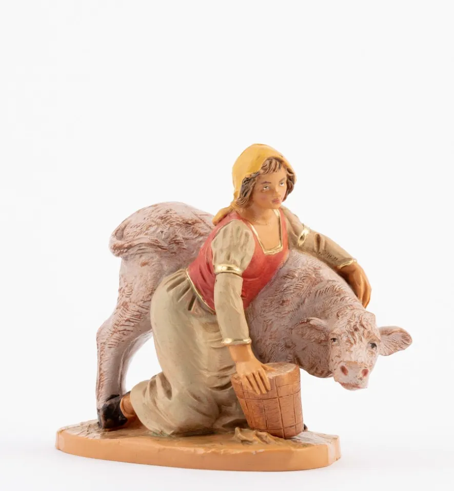 Pastorella (257) per presepe cm.12 con scatola litografata
