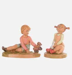 Pastori (725-727) per presepe cm.12 con scatola litografata