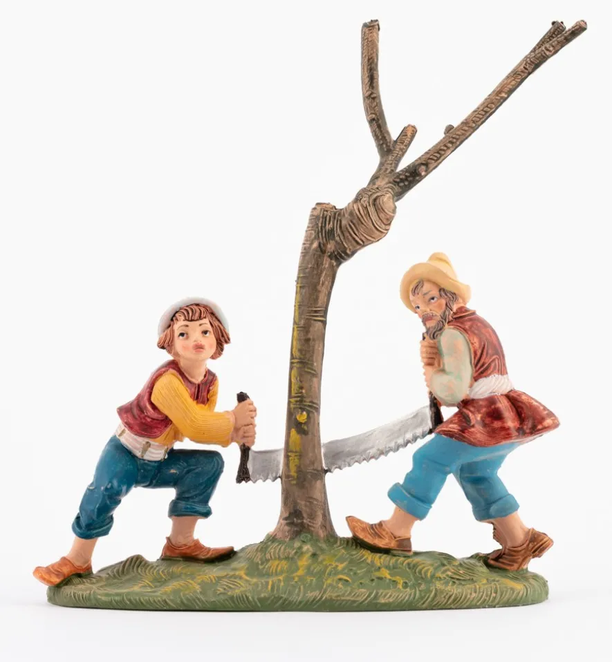 Pastori (295) per presepe colori tradizionali cm.10