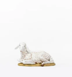Pecora in resina per presepe cm.125