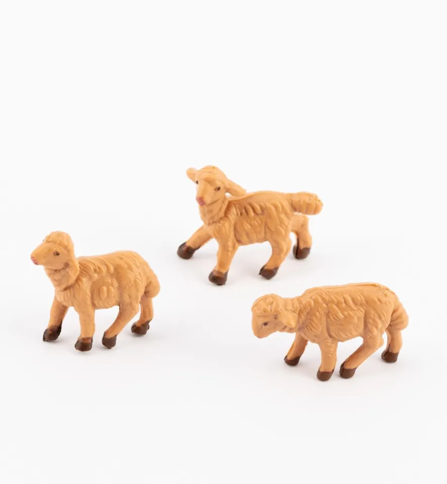 3 pecore assortite per presepe cm.6,5