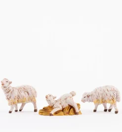 3 pecore per presepe cm.15