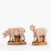 2 pecore per presepe cm.17