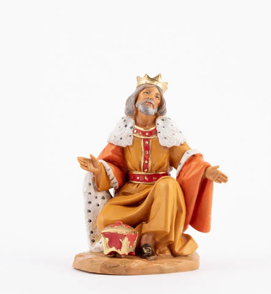 Re bianco (404) per presepe cm.15