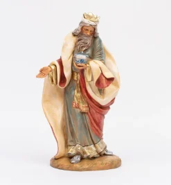 Re bianco (6) per presepe cm.45