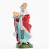 Re bianco (302) per presepe colori tradizionali cm.19