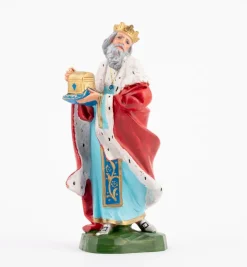 Re bianco (302) per presepe colori tradizionali cm.19