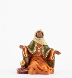 Re magio moro Baldassarre per presepe 12 cm