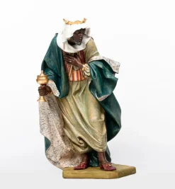 Re moro (3) in resina per presepe cm.125